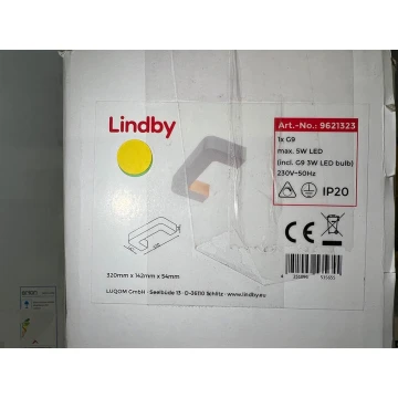 Lindby - LED Wandleuchte JULIKA 1xG9/5W/230V