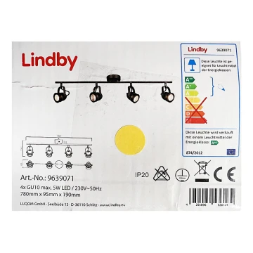 Lindby - Strahler LEONOR 4xGU10/5W/230V