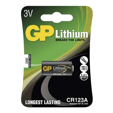 Lithiumbatterie CR123A GP LITHIUM 3V/1400 mAh