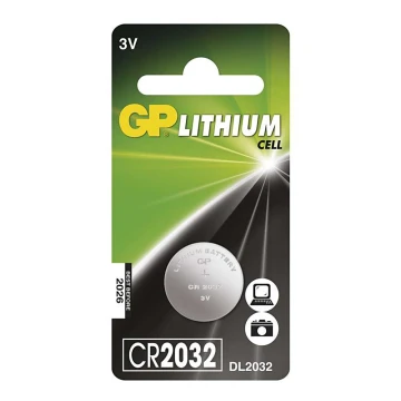 Lithiumprimärzelle CR2032 GP LITHIUM 3V/220 mAh