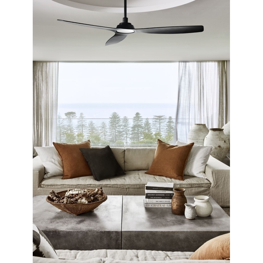 Lucci Air 210651 - Deckenventilator MOTO schwarz + Fernbedienung