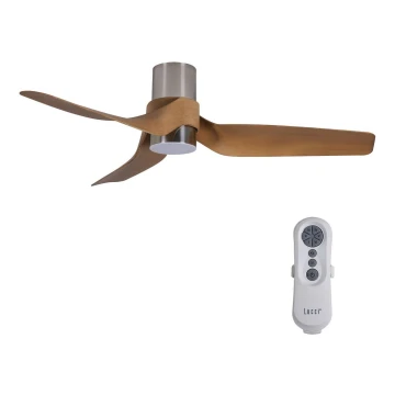 Lucci air 213355 - Dimmbarer LED-Deckenventilator NAUTICA 1xGX53/12W/230V schwarz/Chrom + Fernbedienung