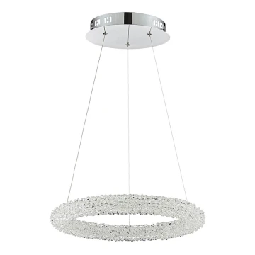 Luxera 64391 - LED Kristall-Kronleuchter auf der Litze ALMEDA LED/24W/230V