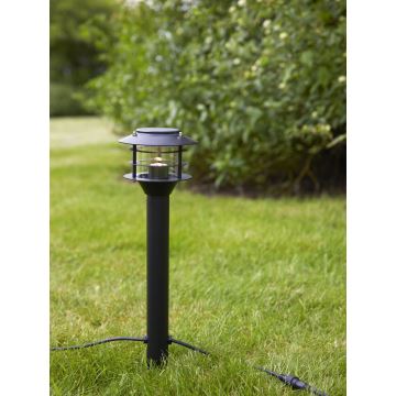 Markslöjd 107290 - LED-Außenleuchte GARDEN 24 LED/3W/24V 45 cm IP44 schwarz