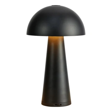 Markslöjd 108655 - Dimm- und aufladbare LED-Leuchte FUNGI LED/1,5W/5V IP44 schwarz