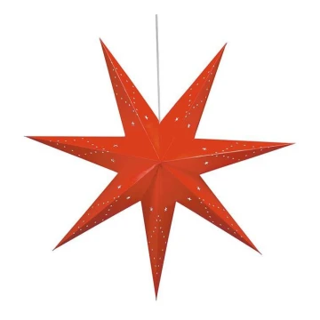 Markslöjd 8101,130 - Weihnachtsdekoration SATURNUS 1xE14/25W/230V pr. 75 cm rot