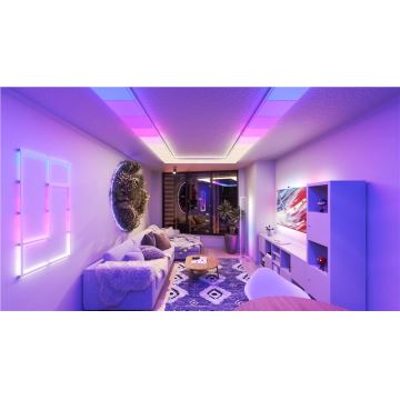 Nanoleaf - SET 3x Dimmbare RGBW-Deckenleuchte SKYLIGHT 1xLED/18W/230V + 2xLED/16W/230V 2700-6500K Wi-Fi