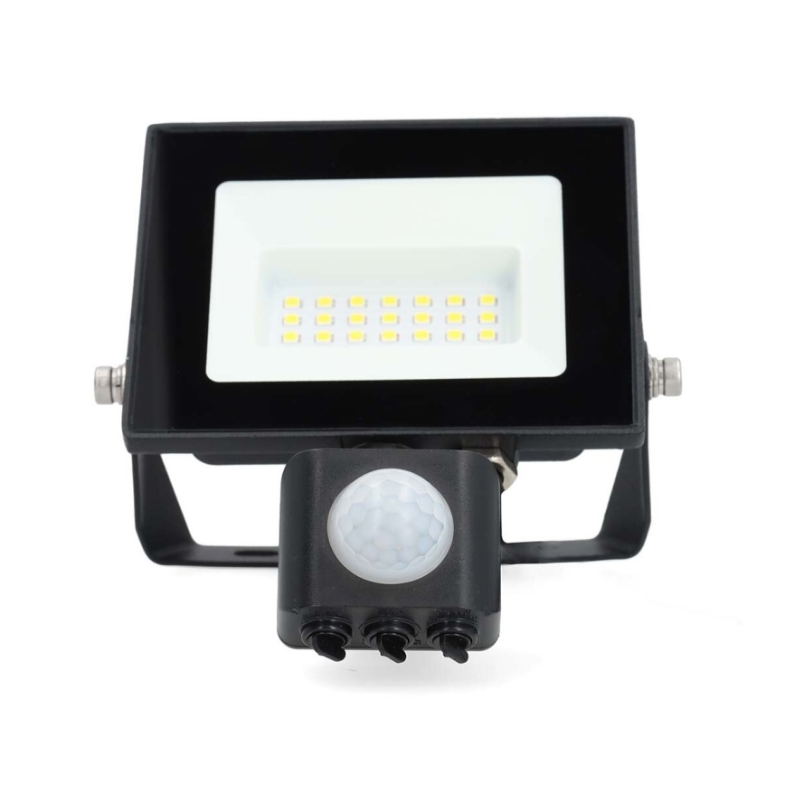 LED-Strahler mit Sensor LED/20W/230V 4000K IP44