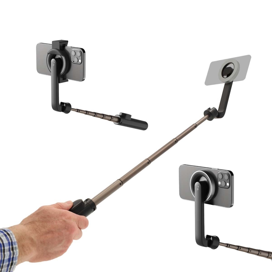 Magnetischer, klappbarer Selfie-Stick 2-in-1 mit Gestell