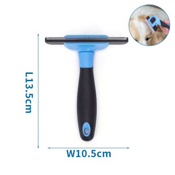 Nobleza - Bürste für Hunde und Katzen blau 10,5 cm