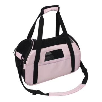 Nobleza - Transporttasche für Haustiere 48 cm rosa