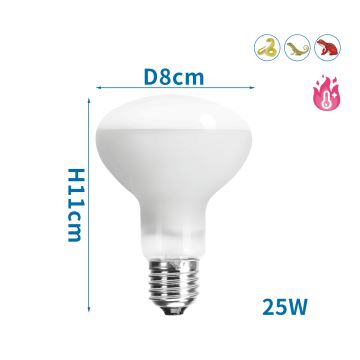 Nobleza - UVA-Glühlampe für Terrarien E27/25W/230V IP54