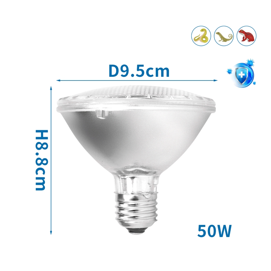 Nobleza - UVB-Leuchtmittel für Terrarien E27/50W/230V IP54