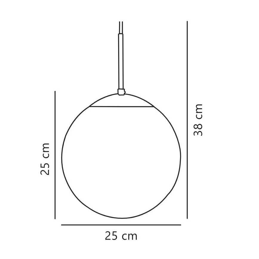 Nordlux - Hängeleuchte an Schnur CAFE 1xE27/25W/230V d 25 cm