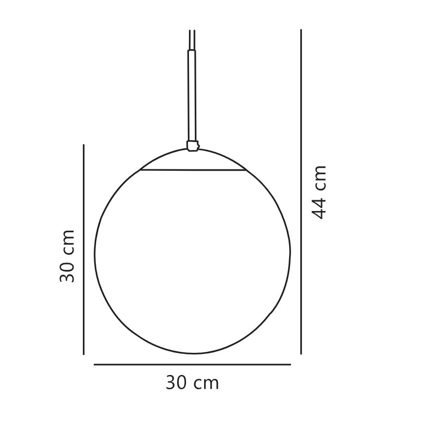 Nordlux - Hängeleuchte an Schnur CAFE 1xE27/25W/230V d 30 cm