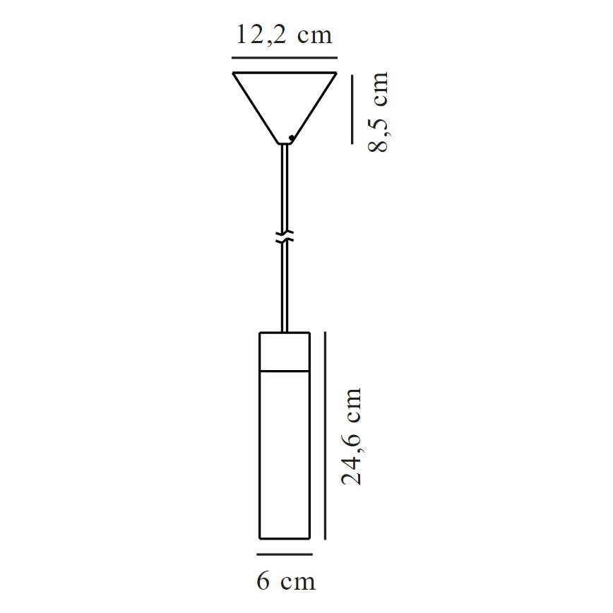 Nordlux - Hängeleuchte an Schnur TILO 1xGU10/15W/230V schwarz