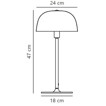 Nordlux - Tischleuchte CERA 1xE14/40W/230V golden