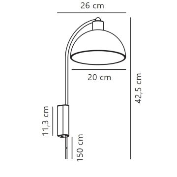 Nordlux - Wandleuchte ELLEN 1xE14/40W/230V golden