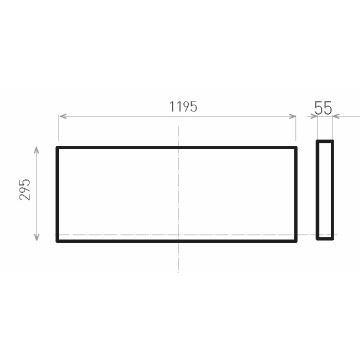 Oberflächenmontierbares LED-Panel ILLY LED/36W/230V