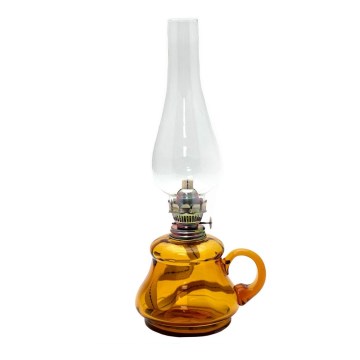 Öllampe TEREZA 34 cm amber