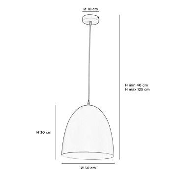 ONLI - Hängeleuchte an Schnur AMBETA 1xE14/6W/230V gelb