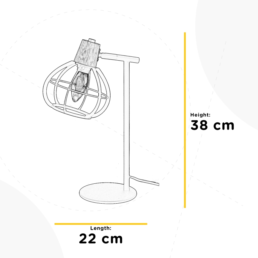 ONLI - Tischlampe GINGER 1xE14/6W/230V