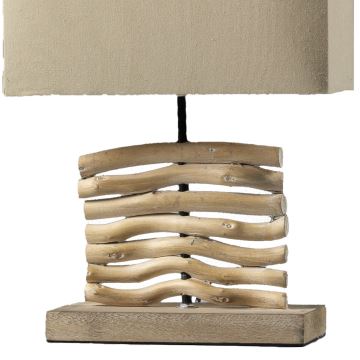 ONLI - Tischleuchte MARICA 1xE27/22W/230V beige 38 cm