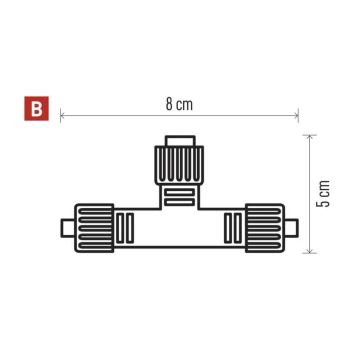 Outdoor-Splitter für Kettenverbindungen IP44