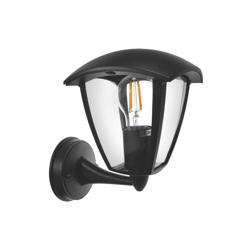 Outdoor-Wandleuchte SURVA 1xE27/60W/230V IP44 schwarz