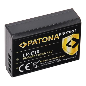 PATONA - Akku Canon LP-E10 1020mAh Li-Ion Protect