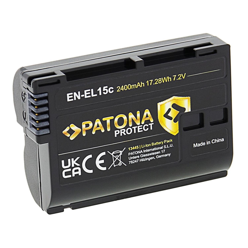 PATONA - Akku Nikon EN-EL15C 2400mAh Li-Ion Protect