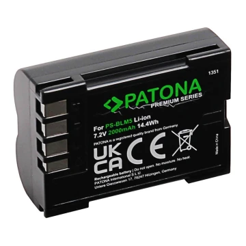 PATONA - Akku Olympus BLM1/BLM5 2000mAh Li-Ion 7,2V Premium