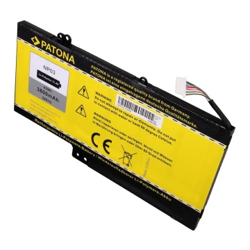 PATONA - Batterie HP Pavilion 13/15 3800mAh Li-Pol 11,4V NP03XL