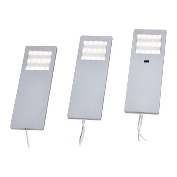 Paul Neuhaus 1121-95-3 - SET 3x LED-Möbelbeleuchtung mit Sensor HELENA LED/2W/230V