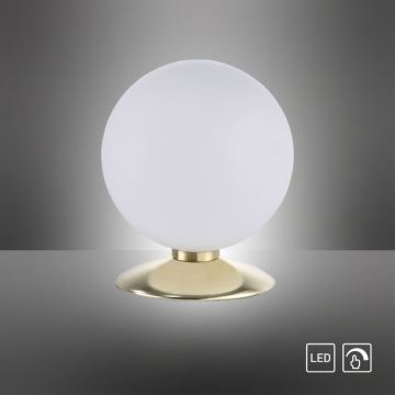 Paul Neuhaus 4013-60 - Dimmbare LED-Tischleuchte mit Touch-Funktion BUBBA 1xG9/3W/230V golden