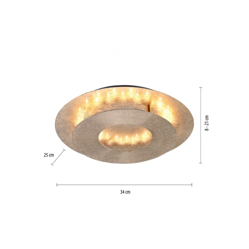 Paul Neuhaus 9011-12 - LED-Deckenleuchte NEVIS LED/6W/230V gold