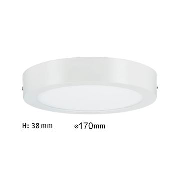 Paulmann 70641 - LED/11W Deckenleuchte LUNAR 230V d 17 cm weiß