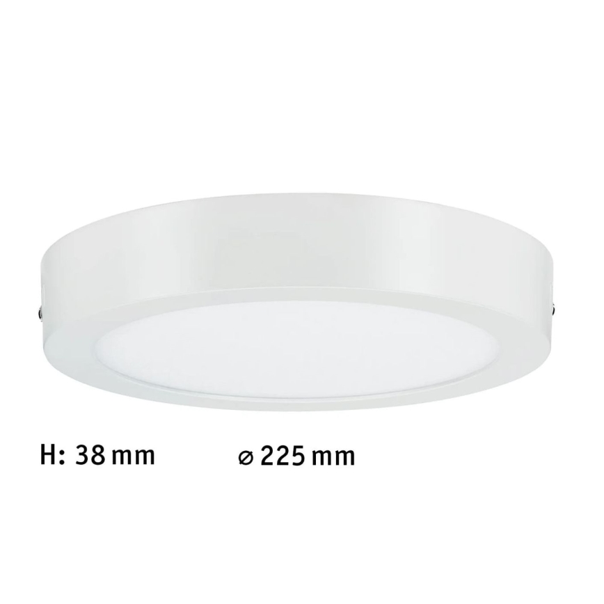 Paulmann 70642 - LED/12,5W Deckenleuchte LUNAR 230V d 22,5 cm weiß