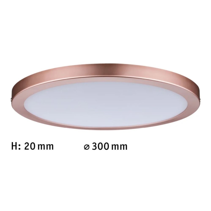 Paulmann 70872 - LED/22W Dimmbares Panel ATRIA 230V 2700K Roségold