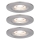 Paulmann 94301 - SET 3x LED/4W IP44 Badezimmer-Einbauleuchte NOVA 230V