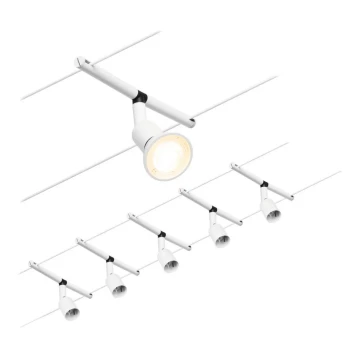 Paulmann 94458 - SET 5xGU5,3/10W Strahler für Schienensystem SALT 230V weiß