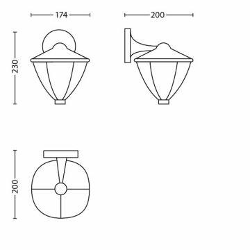 Philips - LED Auβenbeleuchtung 1xLED/4,5W/230V