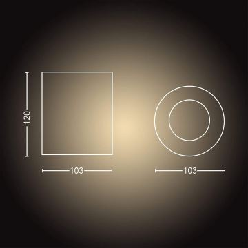 Philips - Dimmbarer LED-Strahler Hue PILLAR 1xGU10/5W/230V + Fernbedienung