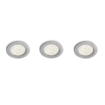 Philips 59100/87/16 - SET 3x LED Einbaustrahler MYLIVING SCEPTRUM LED/3W/230V