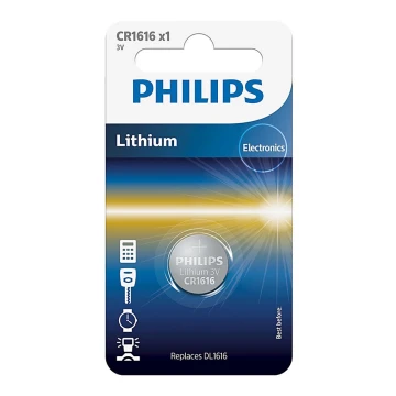 Philips CR1616/00B - Lithium Knopfzelle CR1616 MINICELLS 3V 52mAh