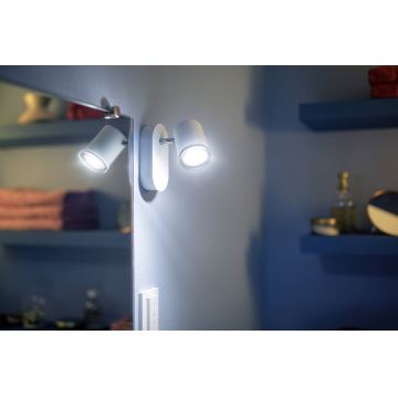 Philips - dimmbare LED Badezimmerbeleuchtung Hue ADORE 1xGU10/5W/230V IP44 + Fernbedienung