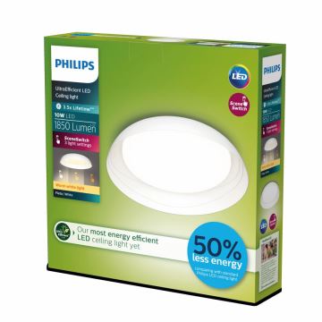 Philips - Dimmbare LED-Deckenleuchte FLETA LED/10W/230V 2700K weiß