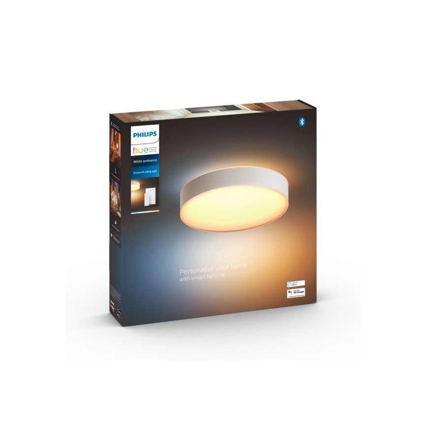 Philips - Dimmbare LED-Deckenleuchte Hue LED/19,2W/230V 2200-6500K d 381 mm weiß + Fernbedienung