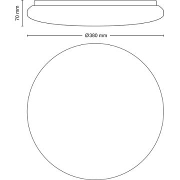 Philips - Dimmbare LED-Deckenleuchte LED/24W/230V 2700-6500K + Fernbedienung