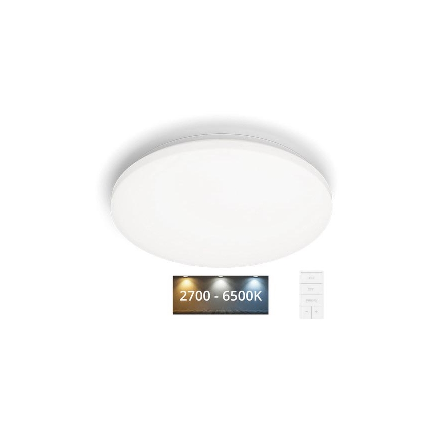 Philips - Dimmbare LED-Deckenleuchte LED/40W/230V 2700-6500K + Fernbedienung